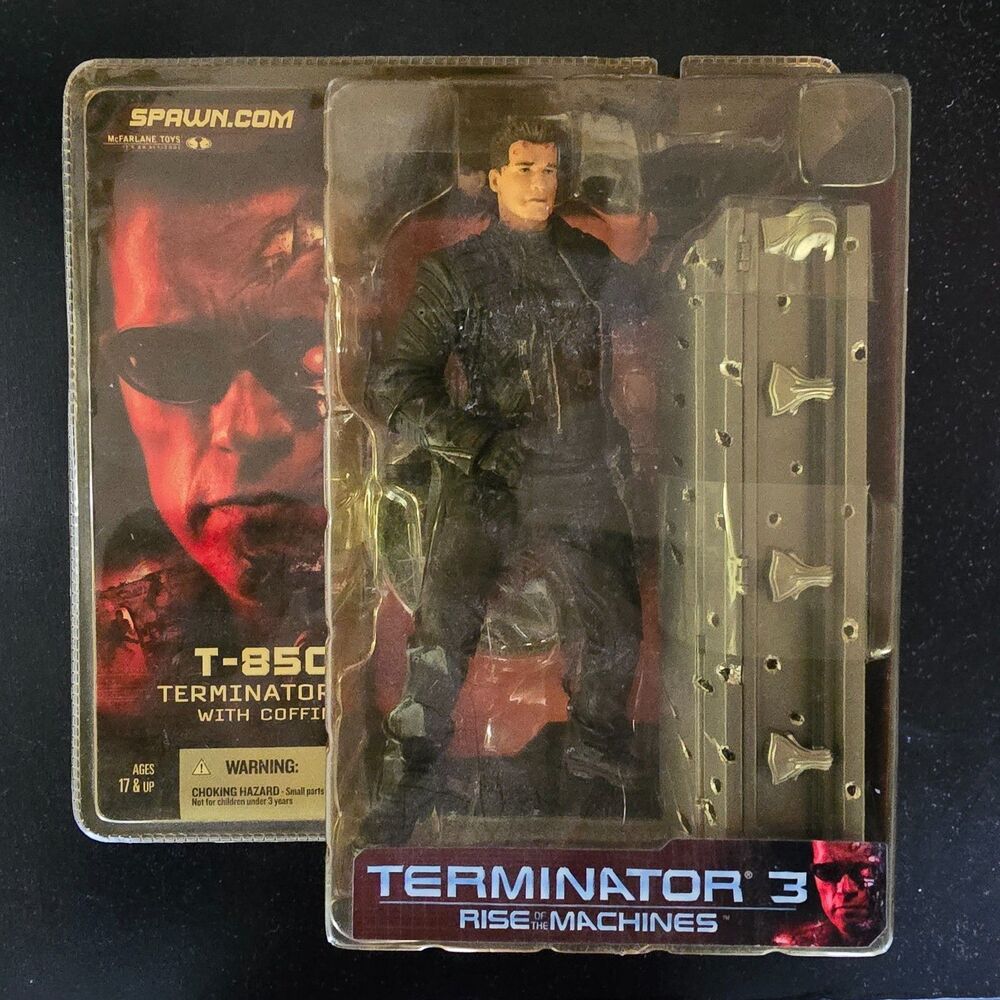 Terminator 3 T-850 with Coffin & Sunglasses Action Figure McFarlane 2003 new